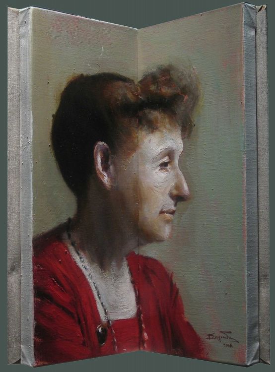 SILENCE 50X40CM OIL ON CANVAS 2006 PRIVATE COLLECTION