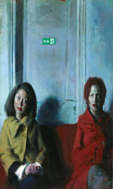 Dilemma 170x90cm oil on linen 2013 14